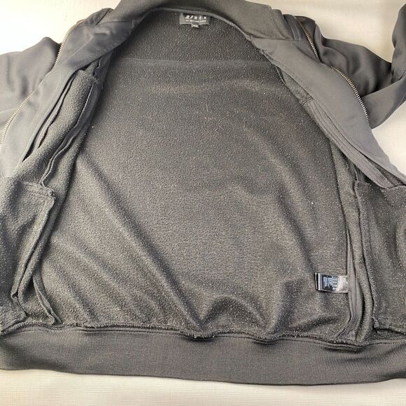 21 MEN Full Zip Sweatshirt BLACK JACKET! Tech Street Wear Sleek Jogger Sz M - Picture 13 of 16